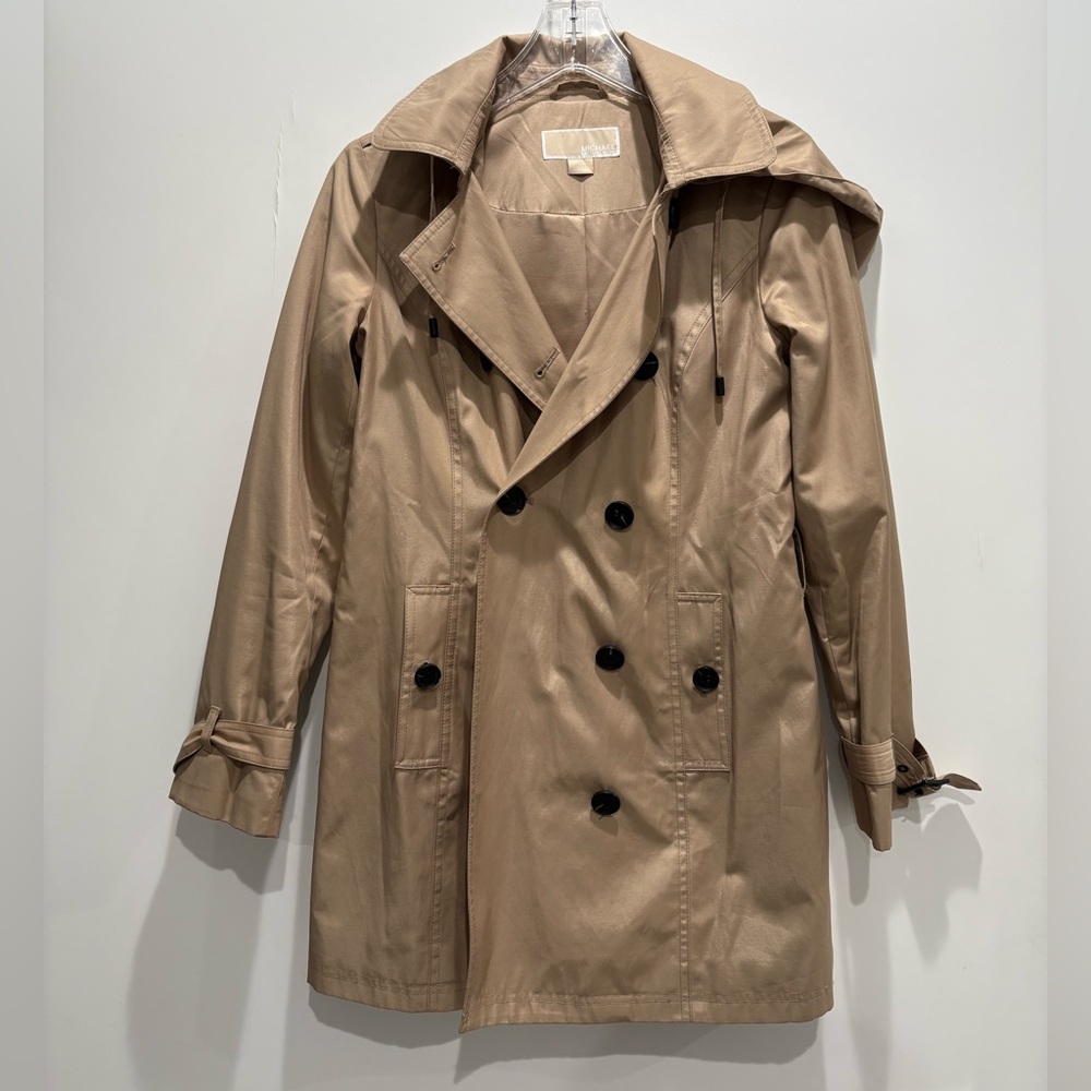 MICHAEL KORS TRENCH COAT color beige, size PS